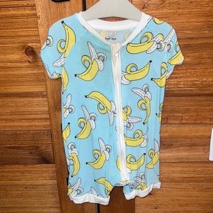 Little Sleepies Banana Shorty Zippy 3-6 Months